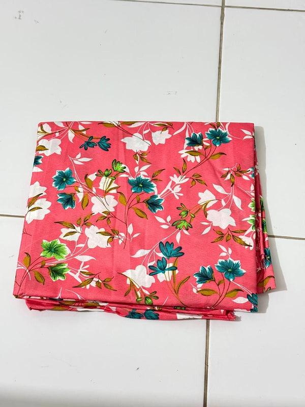 2 Pcs Women's Unstitched Printed Suit