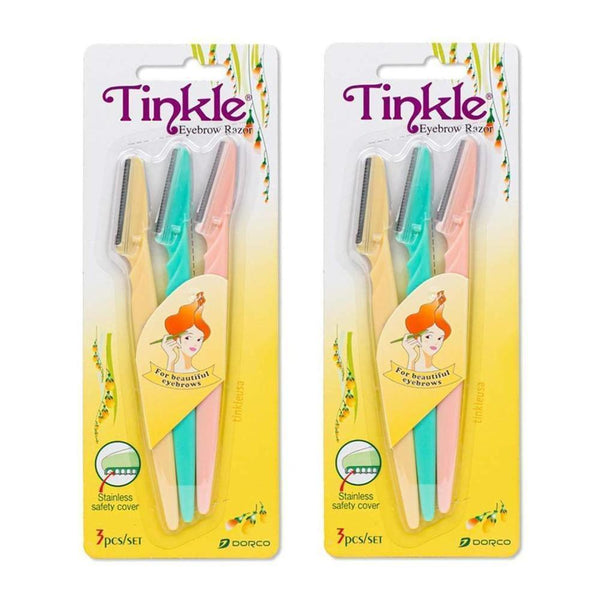Multicolor Eyebrows Hair Trimmer for Women - 6 Pcs with Comfortable Grip and Ergonomics Design