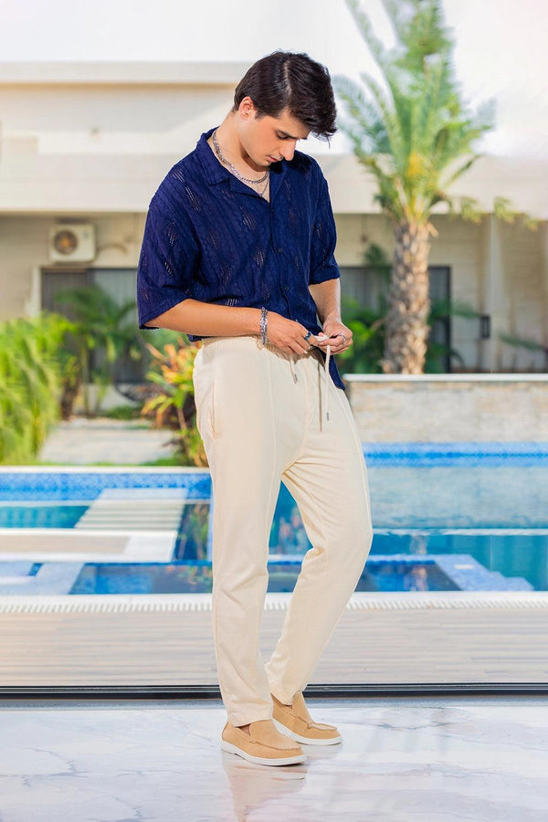Fawn Flex Relaxed Fit Trouser - Beige Edition EW-000424-S