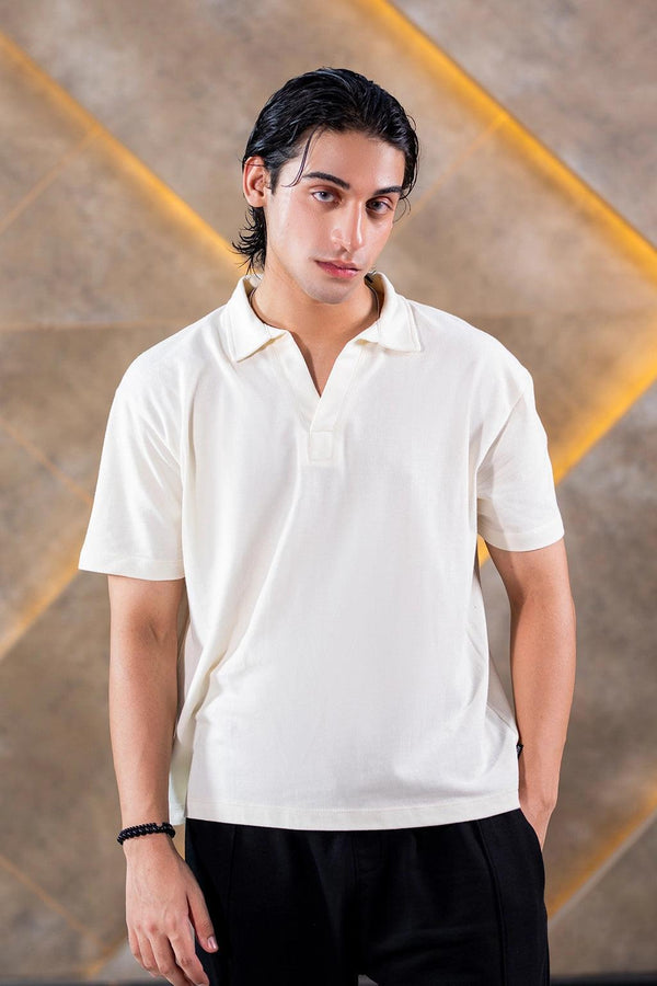 Cremino Light Cream Polo Shirt for Men – Premium Cotton Comfort EW-000040-1