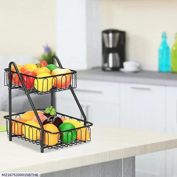 Stylish Stainless Steel Fruit Basket - 1 Pc for Your Home