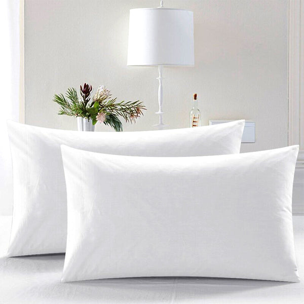 Premium White Plain Ball Fiber Pillow For Supreme Comfort
